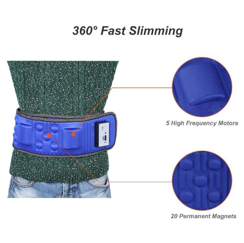 Massage Vibration Slimming Magnet Belt Fat Burning Belt for Men and Women,Slimming Machine