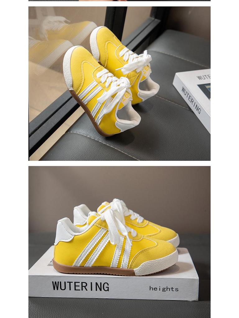 Mädchen 2025 Frühling Casual Sneaker - Weiche Sohle Koreanischer Stil Sportschuhe für die Kleinen.