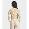 adidas Aop 3s Crop Top   Beige Iy0780