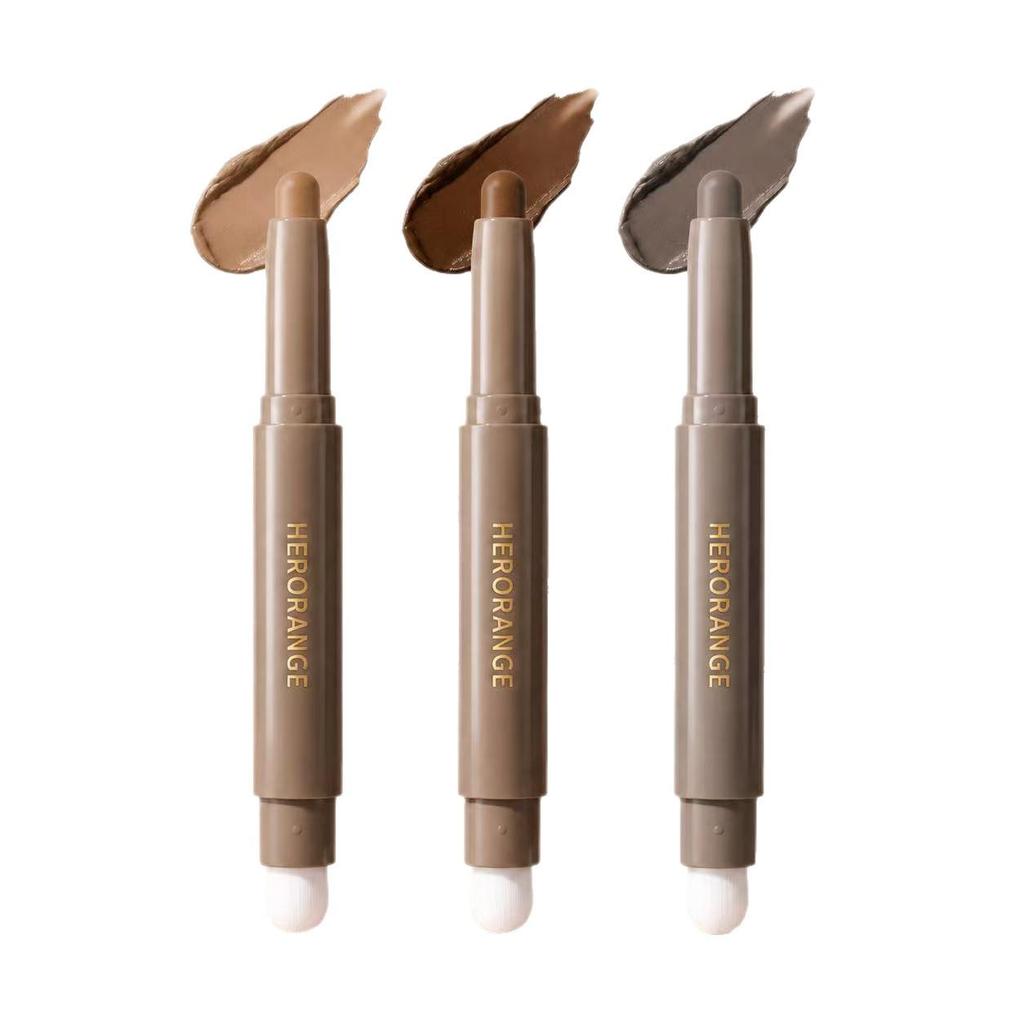 Smooth Texture Double-Ended Contour Pen: Waterproof, Easy To Blend, 3D Shadow and Highlight Stick