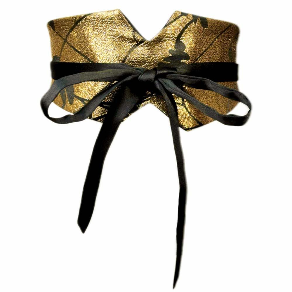 Printed Chinese Wide Belt Adjustable Retro Jacquard Waistband Ethnic Style Women's Belt Ornament