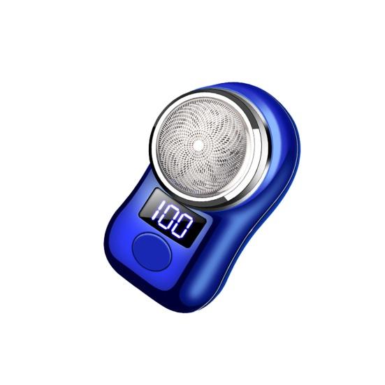 Mini Men Electric Shaver, LED Display Waterproof Wet And Dry Pocket Size Razor, USB Rechargeable Cordless Beard Trimmer