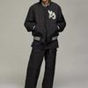 Y-3 Team Jacket Black/White Unisex Outerwear H44804
