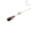 Altesse [L0671] - Black 'Scarlett' Silver Necklace