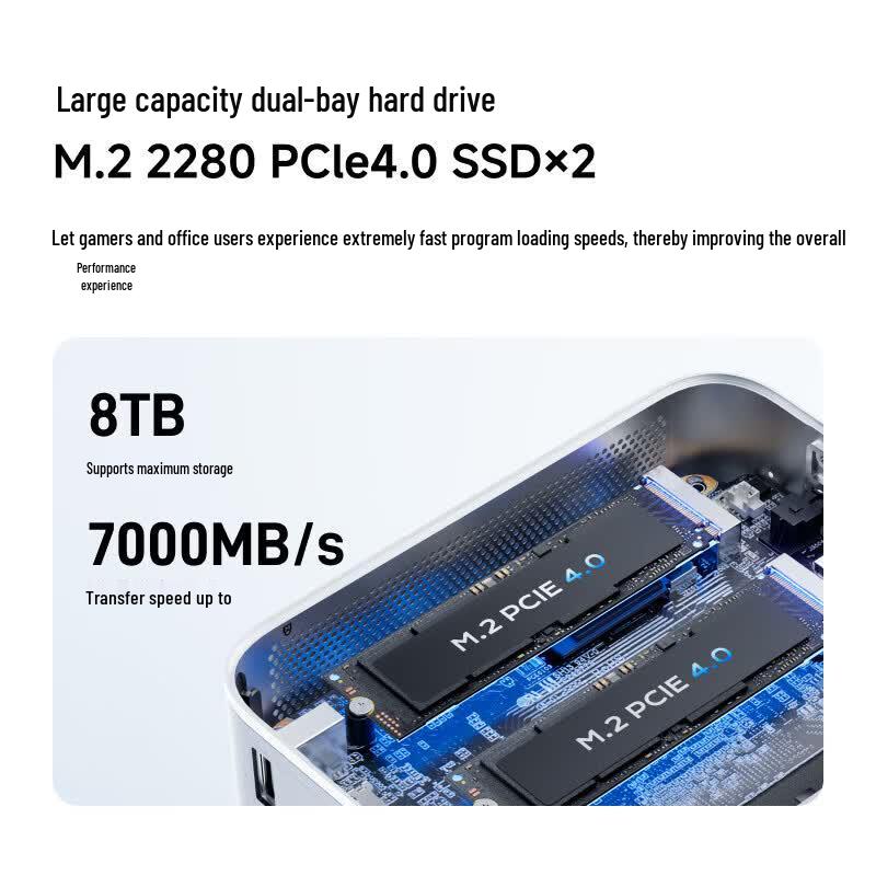 Minisforum X1-370 AMD Ryzen AI9 HX 370 AI Mini PC (CN version)