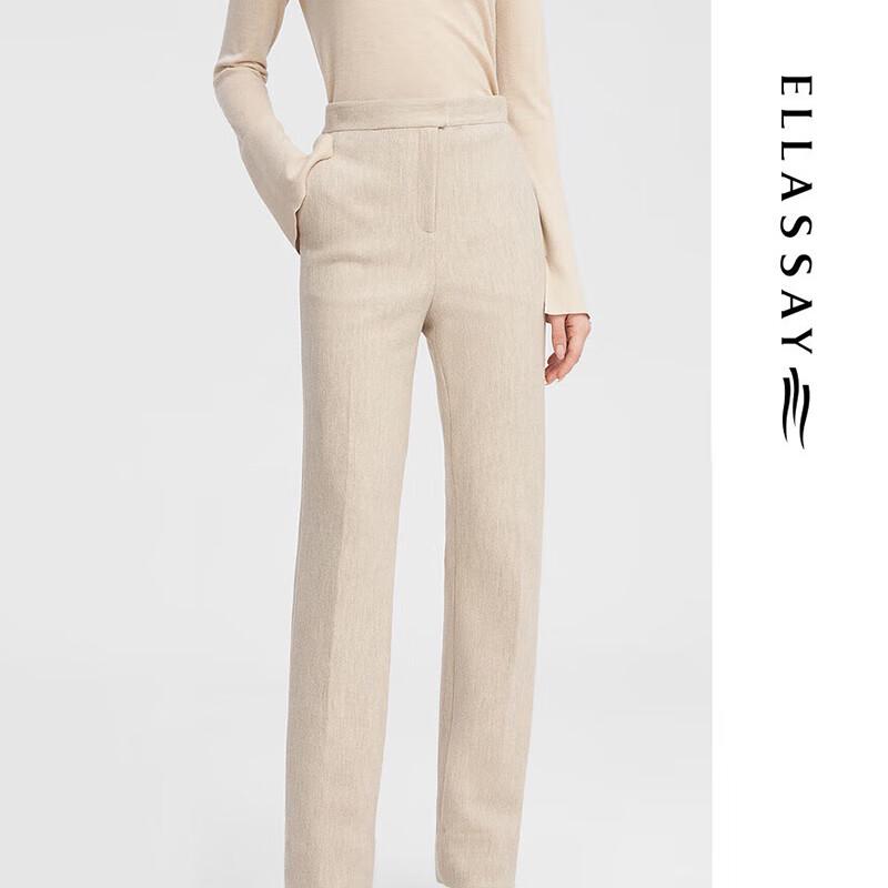 

ELLASSAY Женские брюки прямого кроя из мериносовой шерсти XS