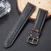 Watch Band Genuine Leather Straps 14 16mm 18mm 20mm 22mm 24mm Watch Accessories High Quality Leather Watch Belt Strap Watchbands