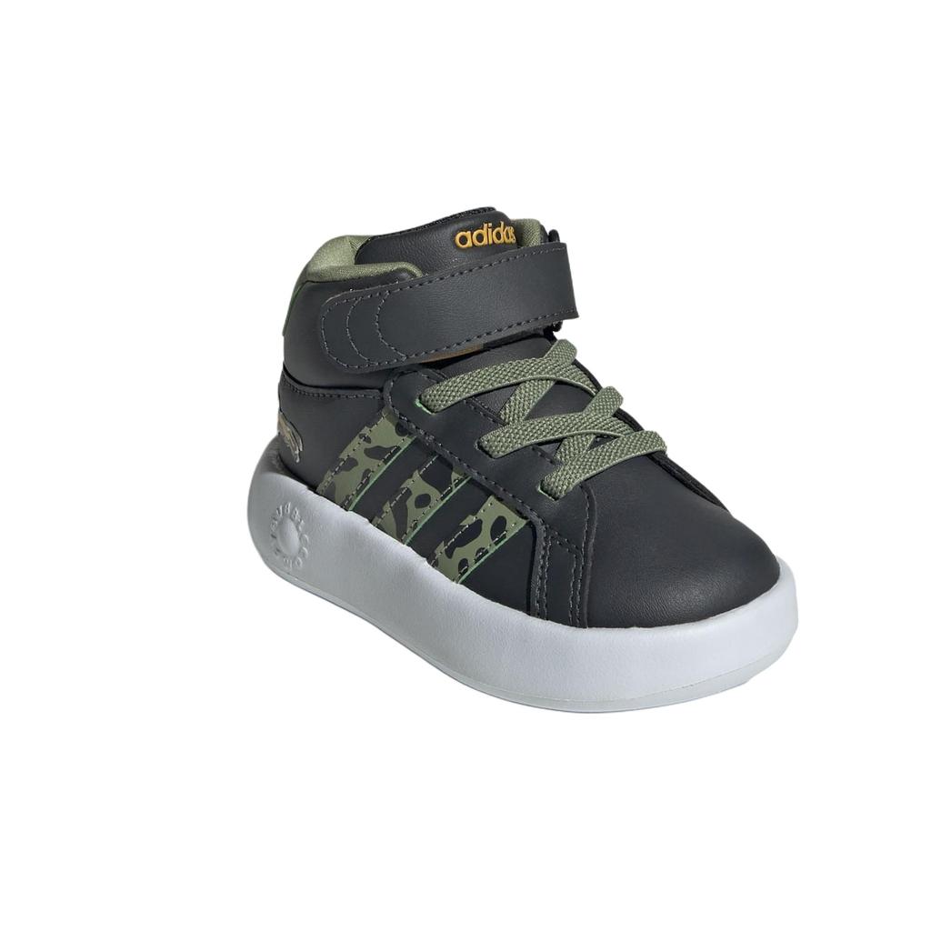 Adidas Disney X Grand Court Mid I Lion King Baby Sneakers Black Carbon Tent-Green IF4096