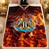 Flanell-Decke Newcastle United Fußball Warm Weich Überwurfdecke für drinnen Sofa Bett Wohnzimmer