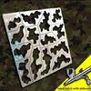 Opakovaně použitelná nerezová šablona Camouflage Sprays Deska Pro Přesné Modelování Detailů A Umělecké Tvorby