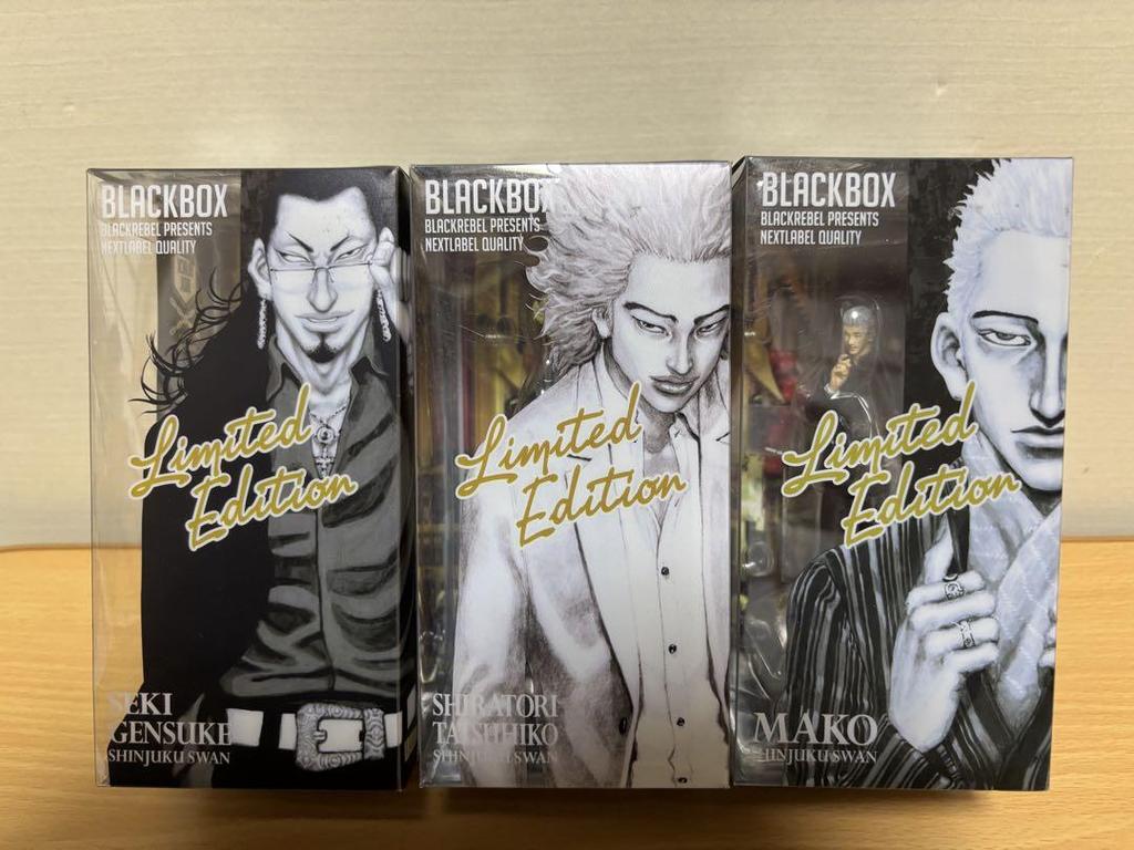 [USED] Shinjuku Swan Figure Set of 3 - Tatsuhiko Shiratori