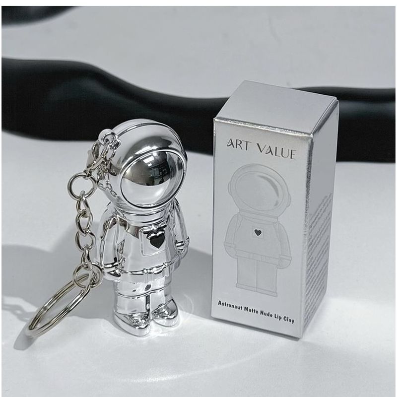 Art Value - Astronaut Keychain Matte Naked Lip Mud - 6 Colors