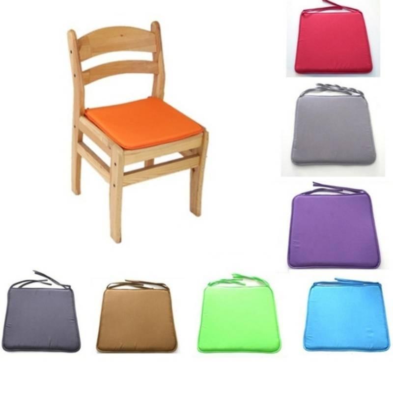 Modern Square Seat Cushion Made Of Soft Polyester Fiber For Comfortable Relaxation In Green And Purple Shades