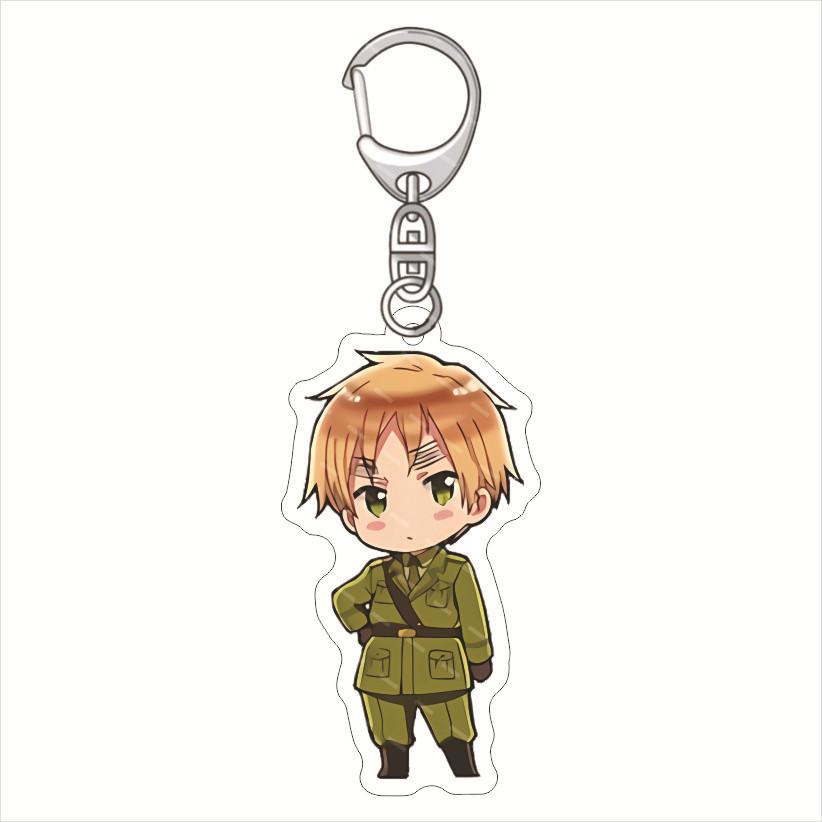 

Axis Powers Anime Acrylic Fun Keychain Animation Related Products Gift Key Chain Bag Charms Souvenir Creative Pendant Jewelry
