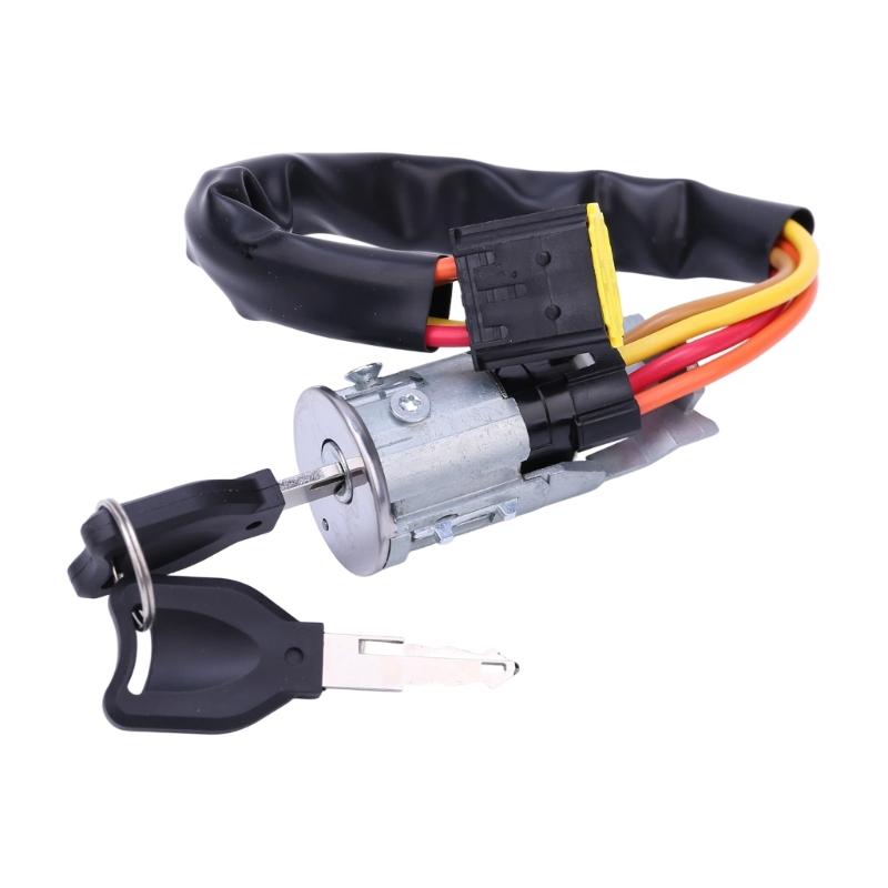 Ignitions Key Switches Assembly with Attached Harness Leads and Terminal Ends, Replaces 7701469419 with No Wire Changes or Added Adapter Harness