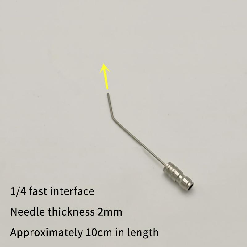 1 pièce Acier Inoxydable Nettoyage Haute Pression Aiguille Buse 1/4" Connexion Rapide Design Fin Pour Nettoyage en Profondeur Réservoirs de Lave-Auto AC