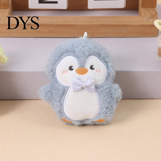 Animal Hanging Toy Penguin Plush with Ball Chain, Cartoon Keychain Portable Accessory Pendant, Stuffed Doll for Backpack Bag Charm