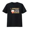 Exercise I Thought You Said Extra Rice Funny Asian Food T Shirt Vintage Washed Graphic Streetwear Unisex Stylish