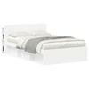 Headboard Cabinet White 135 x 18.5 x 80 cm Particleboard
