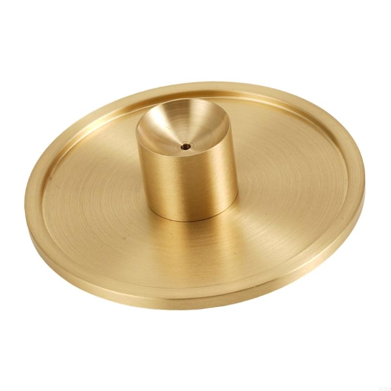 62KD Solid Brass Incenses Holder and Ashes Tray for Ceremony and Meditations