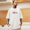 Men T-Shirt Oversized Loose Fashion Spiral Painting Print T-Shirt Student Youth Simple Casual Tops Summer Lovers'clothes