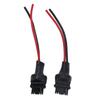 2Pcs Socket Wires Male Adapter Bulb Copper Wiring Harness for Headlight Fog Lamps 12V‑24V