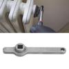 Radiators Key Wrench OnePiece Construction Stainless Steel Matte Metal Finish Plumbing