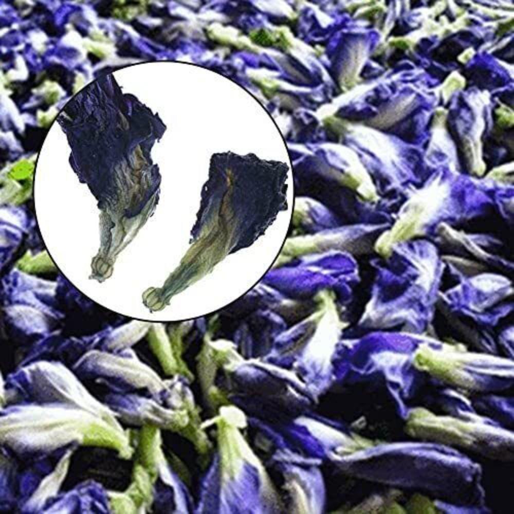 English Title: Premium Dried Blue Butterfly Pea Flowers Tea 500g Natural