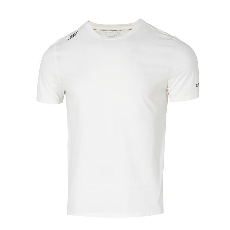Skechers Round Neck Pullover Breathable Knitted Short Sleeve T-Shirt Unisex Tops P226U034-0019 XS