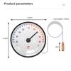 Dial Thermometer with Capillary Tube Household Usage Indoor Temperature Gauge -40~+40℃/10-120℃ for Refrigerators Oven
