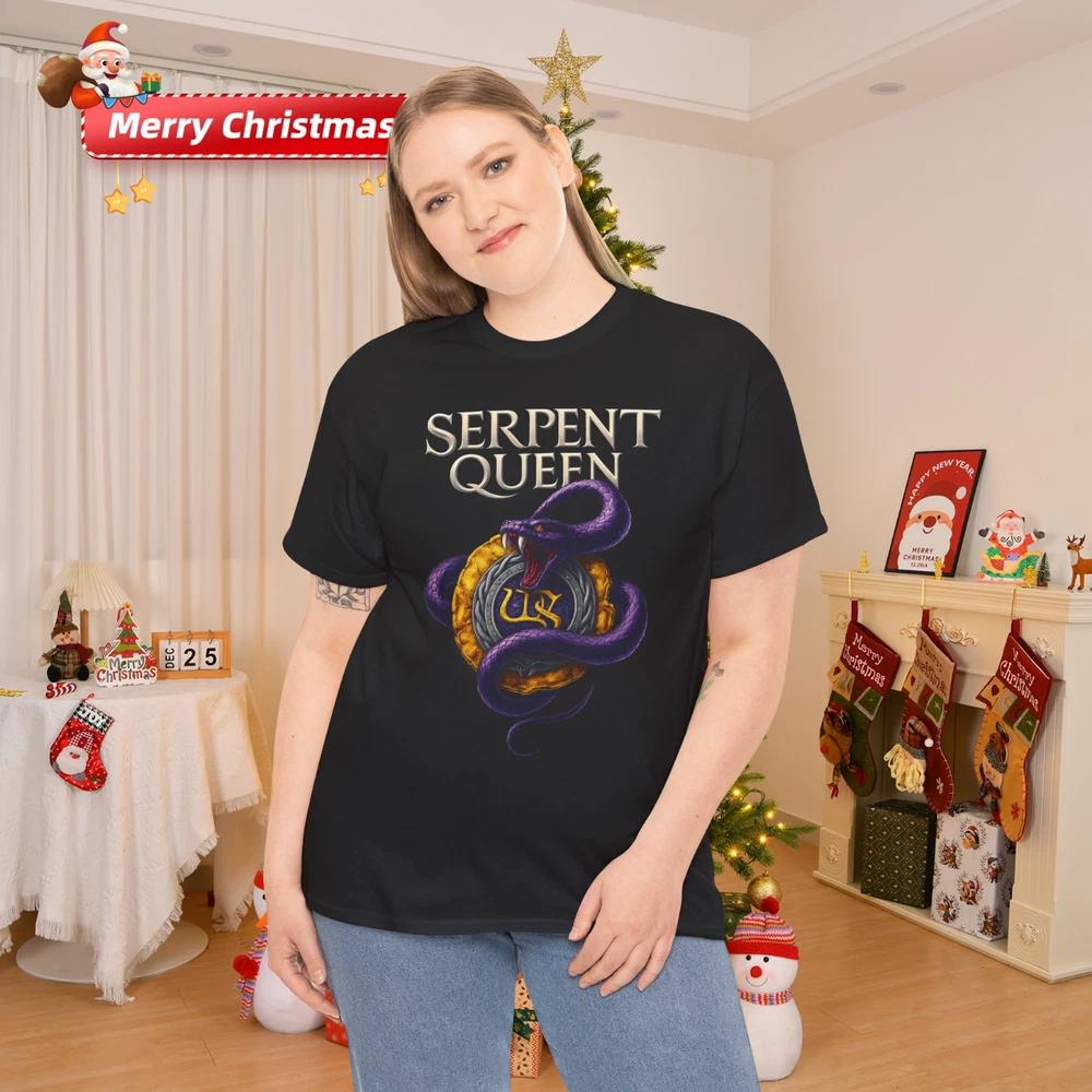Serpent Queen Snake Artwork Tee Fantasy Graphic TShirt S