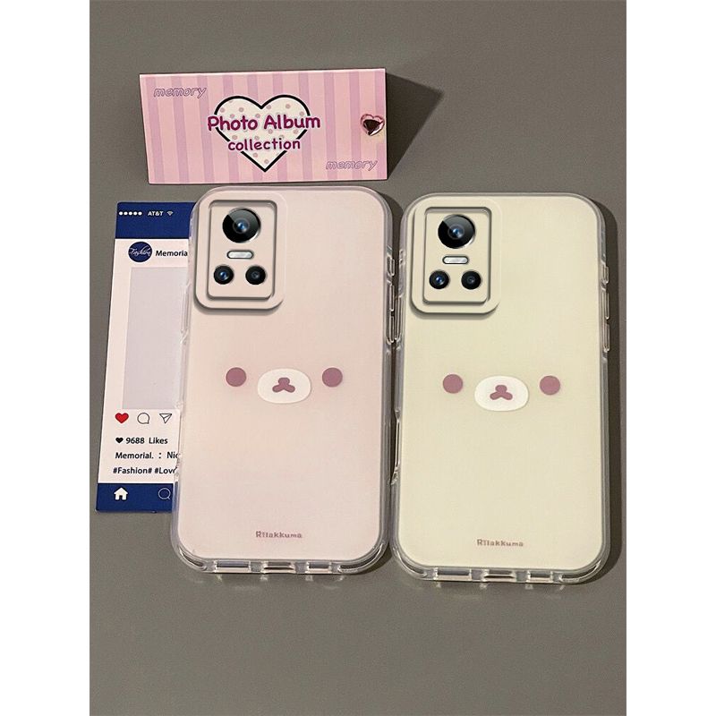 Cute Easy Bear RealmeGTNeo3 Mobile Phone Case Premium All-Inclusive Silicone Soft Protective Case Ins