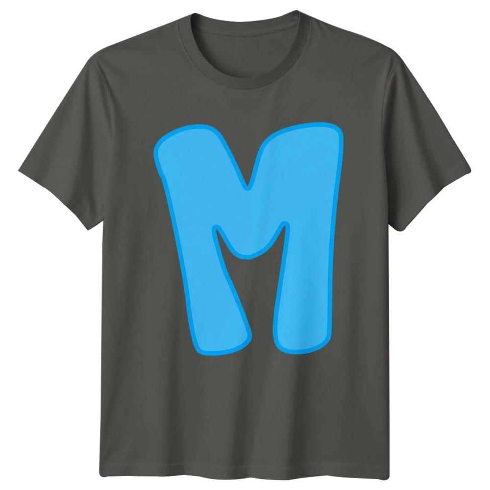 Letter M Alphabet Monogram Unisex Unisex Graphic Tee S