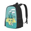 Letting Off Steam - In Color Hot Sale Schoolbag Backpack Fashion Bags Graphic Cartoon Character Unique Wacky Creative Pop