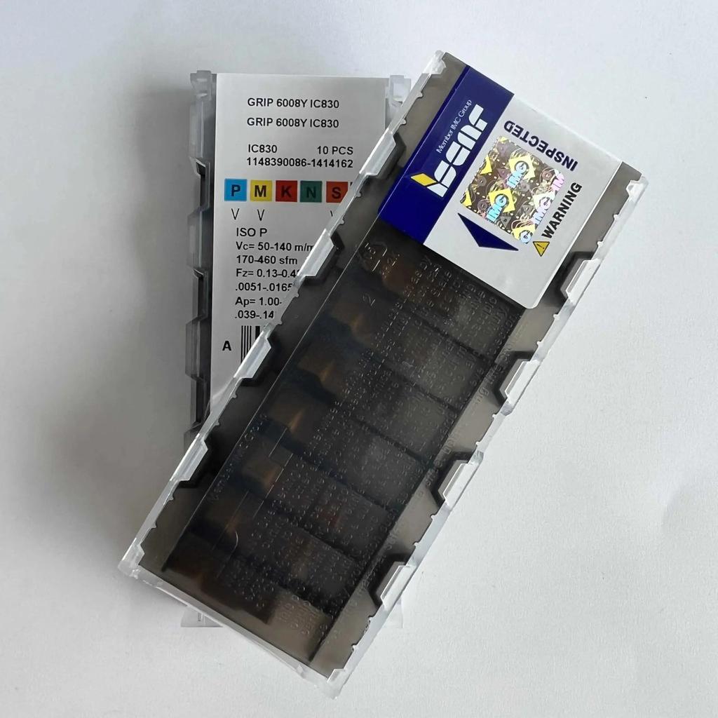 ISCAR / GRIP6008Y IC830 /Industrial Indexable Carbide Inserts 10 PCS