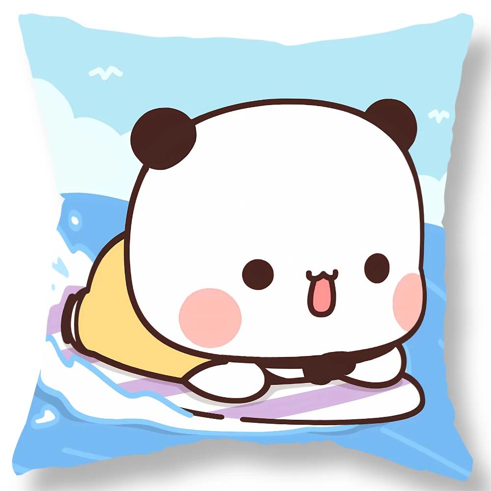 Niedlicher Cartoon Anime Bär Print Kissenbezug Geschenk Wohnzimmer Sofa Kissenbezug Zuhause Schlafzimmer Kawaii Raumdekoration