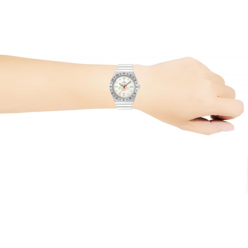 [timex] Coca Cola Collaboration Tw2v25800 Men S Watch Silver [parallel Imported] White
