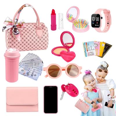 Wholesale Play Purse For Little Girls Toddler Purse With Pretend Makeup Dress-Up Games Princess Pretend Makeup Accessories