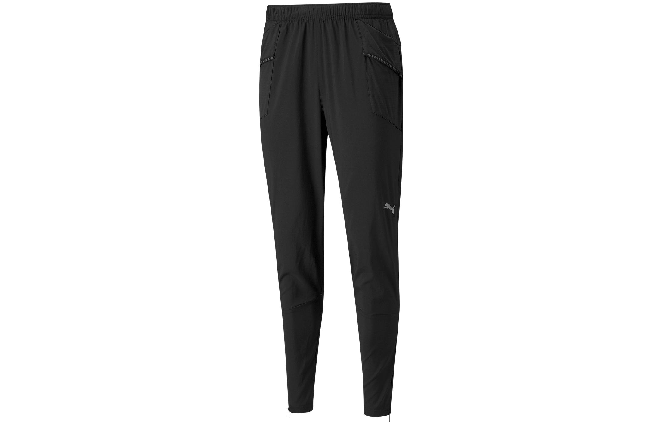 PUMA Мужские вязаные спортивные штаны Черные Тонкие Зауженные 521404-01 L