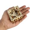 Nautical Brass Square Sundial Compass – 7.62 Cm, Vintage Collectible