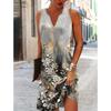 Abito Gilet Slim con Stampa Moda Donna 2023