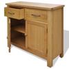 Sideboard 90 x 33.5 x 83 cm Solid Oak