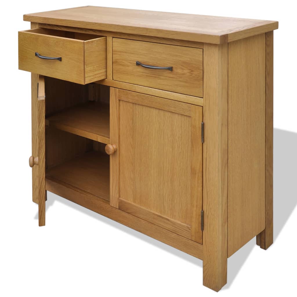 Sideboard 90 x 33.5 x 83 cm Solid Oak