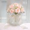Champagne Pink Bridal Bouquet Toss Collection: Faux Flowers, Wedding Dress Photo Prop, Travel Photography, and Gift Set.