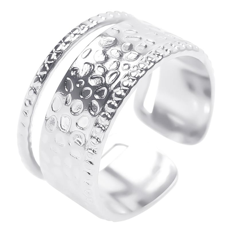 Stainless Steel Rings For Women Men Water Ripples Rainbow/Gold/Silver Color Ring Engagement Fashion Jewelry Party Bague Mujer
