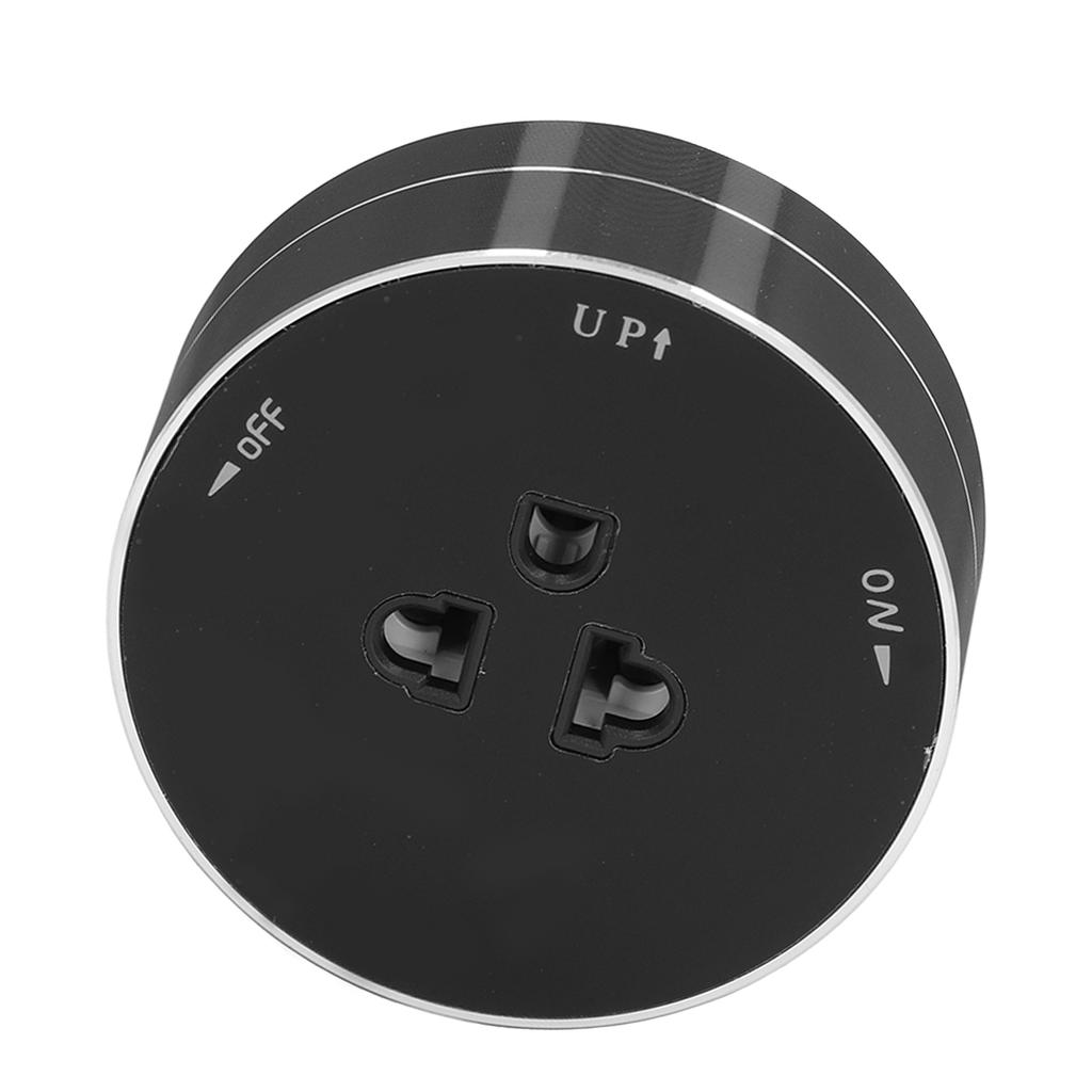 Gniazdo szynowe Adapter do wyjmowanego gniazda PC Uniwersalny 250 V Okrągły ze wskaźnikiem świetlnym do wtyczki US EU