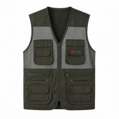 Limid Herren S Mesh Mehrere Taschen Reißverschluss Weste Auf Jua Qwfhzwyl