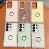 For Samsung A16/A26/A36/A56 Ring Holder Clear Back Cover case
