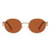 Trendy Retro Round Sunglasses for Men Women Cross Border European American Ins Style Street Photography Modern Charm