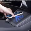 For Tesla Model Y/3 Juniper 2025 2025 Center Console Wireless Charging Pad Silicone Non-Slip Wireless Charger Mat Accessories
